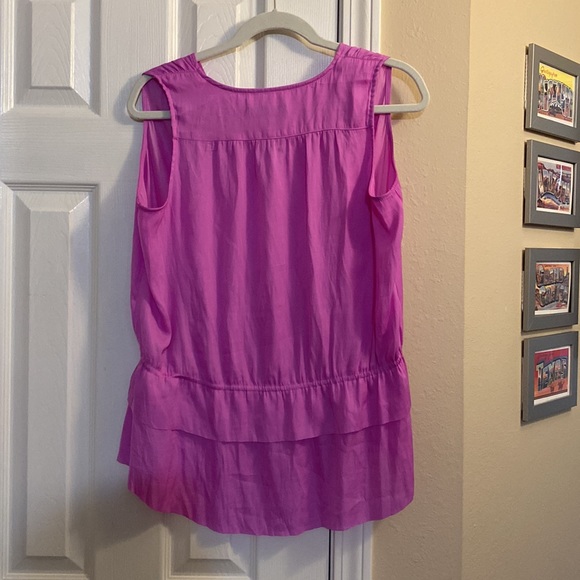 Like New, Purple Banana Republic Peplum Blouse - Size Medium - Picture 4 of 5